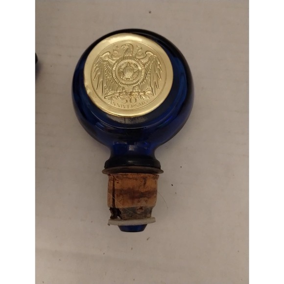 JW Dant American Legion 50th Anniversary 1969 Blue Decanter Empty Collectible - Picture 10 of 10